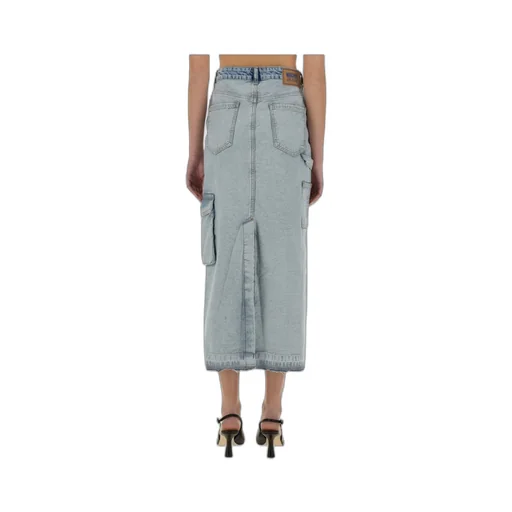 Long Denim Skirt
