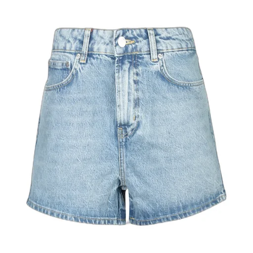 Logo-Patch Denim Shorts
