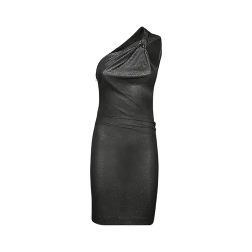 One Shoulder Asymmetric Mini Dress