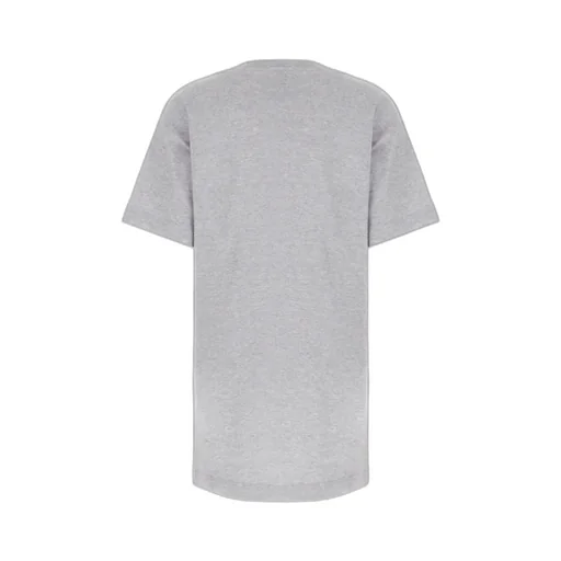 Teddy Bear Printed Crewneck Midi T-Shirt Dress