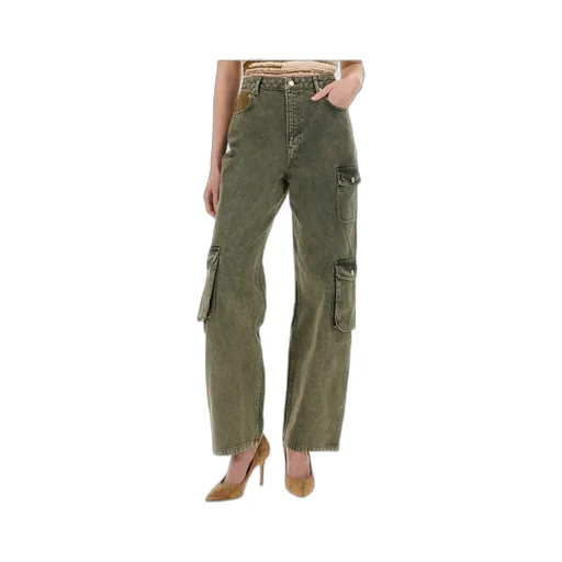 Straight-Leg Cargo Jeans