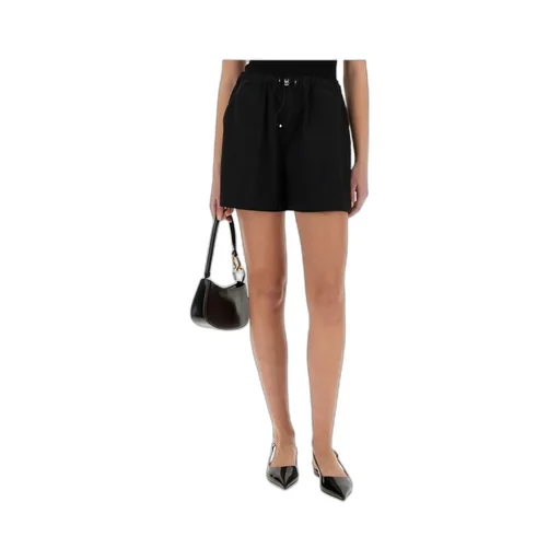 Drawstring Elastic Waist Shorts