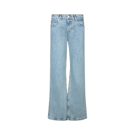 Logo Patch Flared Jeans