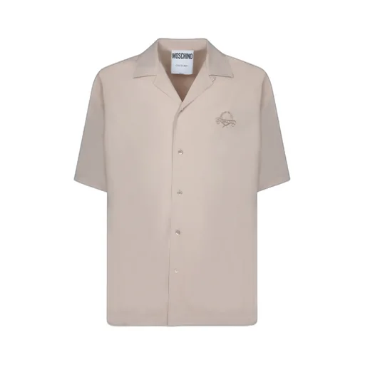 Logo Embroidered Straight Shirt