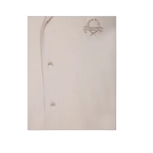 Logo Embroidered Straight Shirt