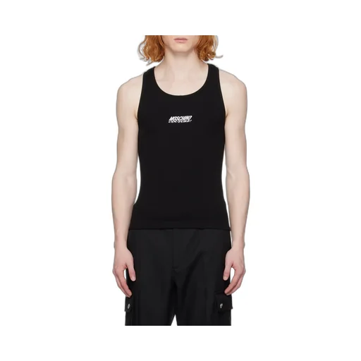 Round Collar Logo Vest
