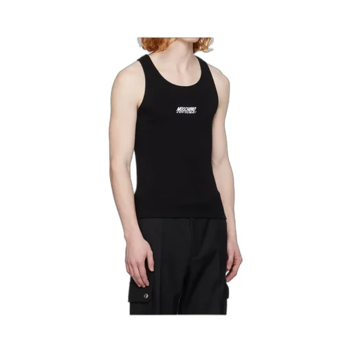 Round Collar Logo Vest