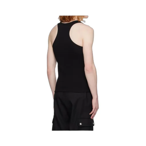 Round Collar Logo Vest