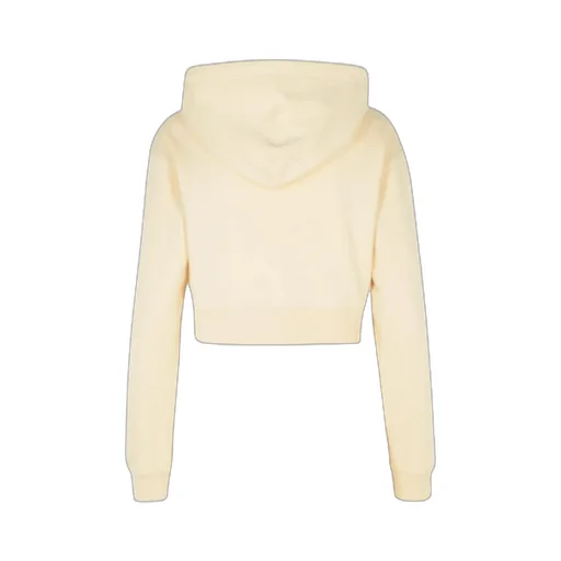 Logo Printed Cropped Hoodie