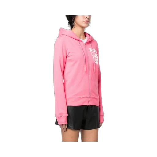 Logo-Print Zip-Up Hoodie