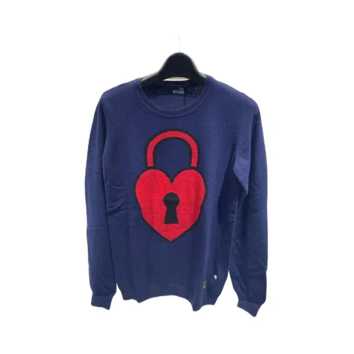 Round-Collar And Long-Sleeved Sweater