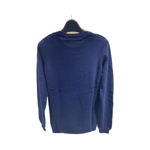 Round-Collar And Long-Sleeved Sweater