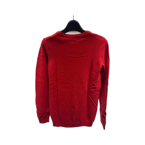 Round-Collar And Long-Sleeved Sweater
