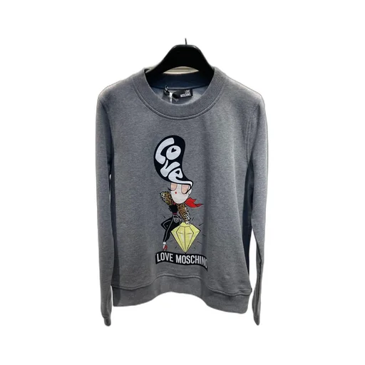 Round Collar Logo Sweater