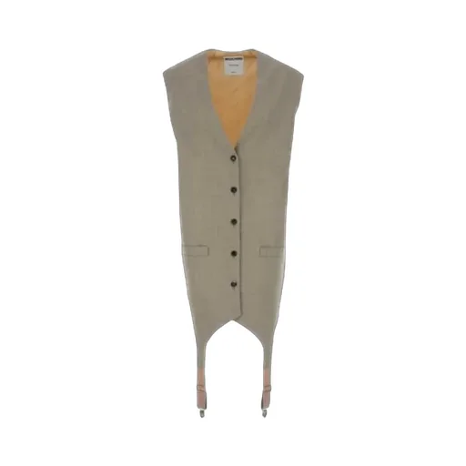 Single-Breasted Oversized Vest
