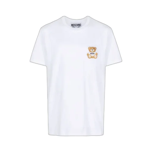 Teddy Patch Round-Collar T-Shirt