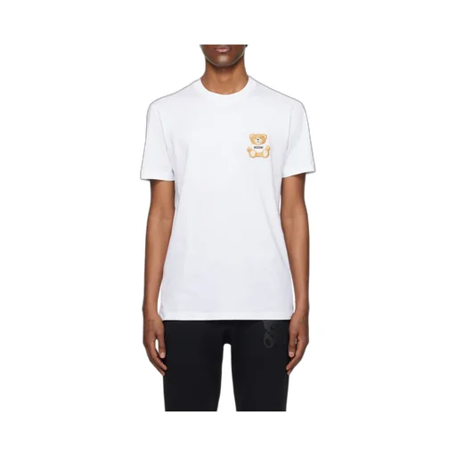 Teddy Patch Round-Collar T-Shirt
