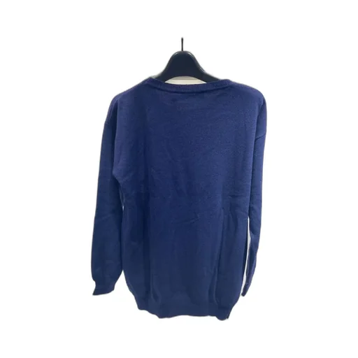 Round-Collar And Long-Sleeved Sweater