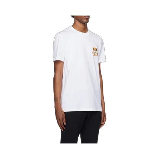 Teddy Patch Round-Collar T-Shirt
