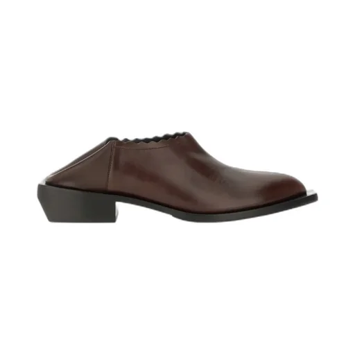 Scallop-Edge Slip-On Loafers