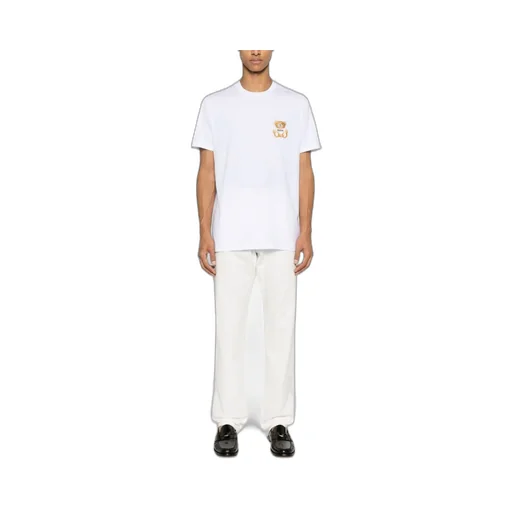 Teddy Patch Round-Collar T-Shirt