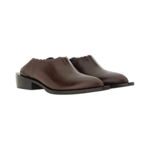 Scallop-Edge Slip-On Loafers