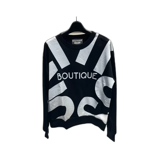 Round Collar Logo Sweater