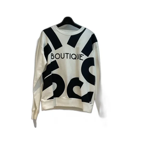 Round Collar Logo Sweater