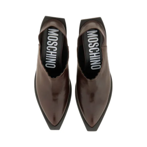 Scallop-Edge Slip-On Loafers