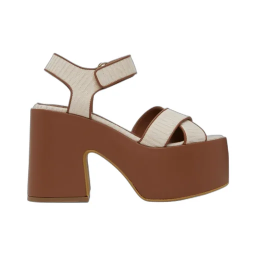 70Mm Leather Sandals