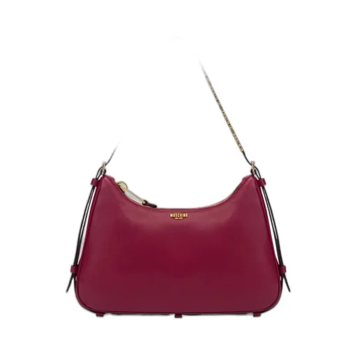Logo-Print Leather Shoulder Bag