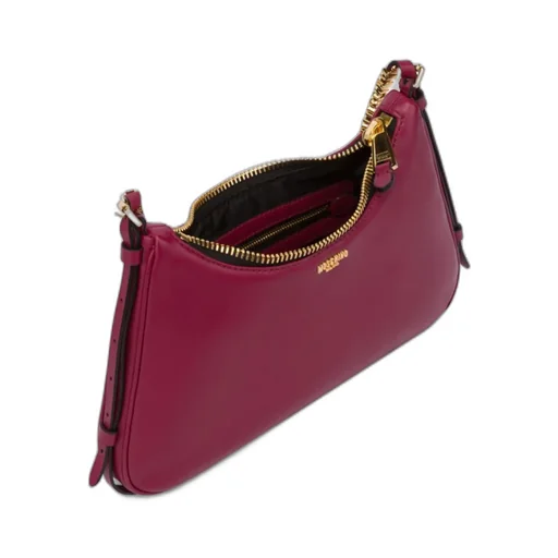 Logo-Print Leather Shoulder Bag