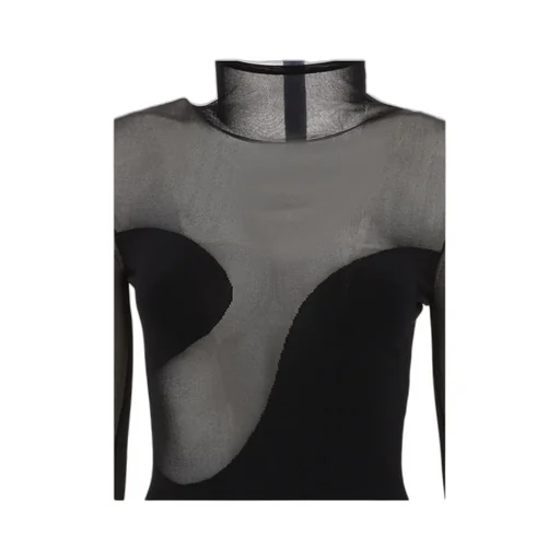 Asymmetric Line Bodysuit Top