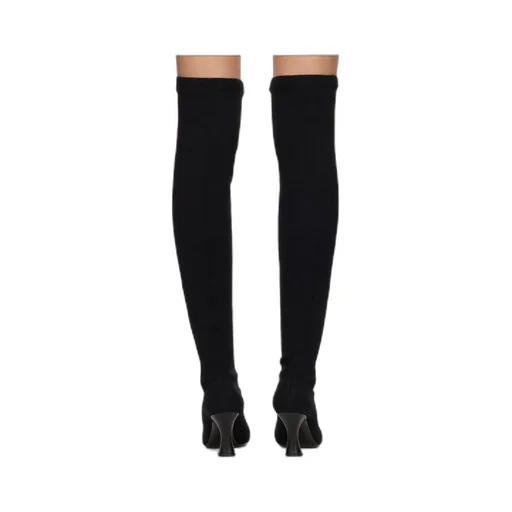 80Mm Leather Knee Boots