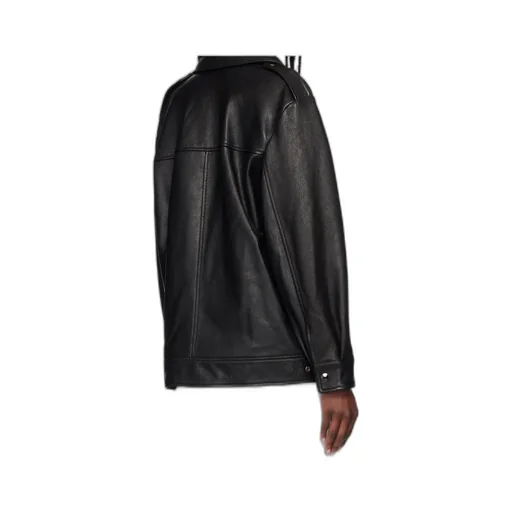 Zippered Leather Jacket