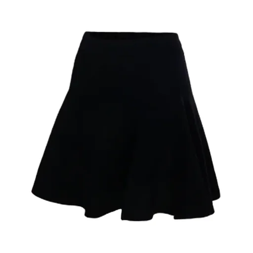 Ribbed Flared Skirt