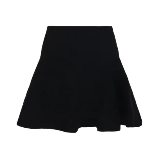 Ribbed Flared Skirt