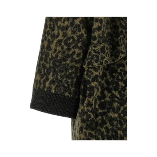 Animal Print Long Coat