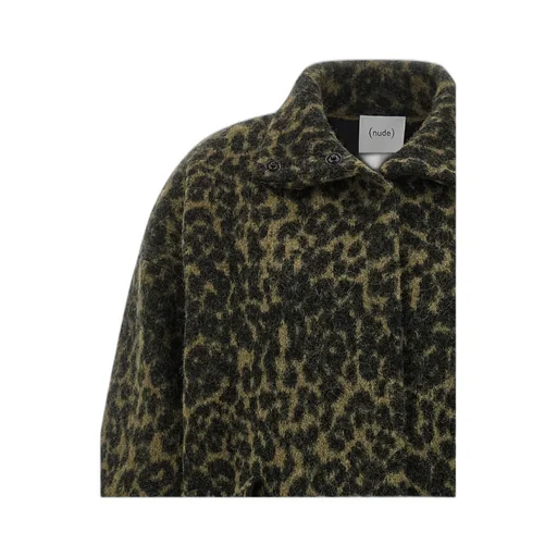 Animal Print Long Coat