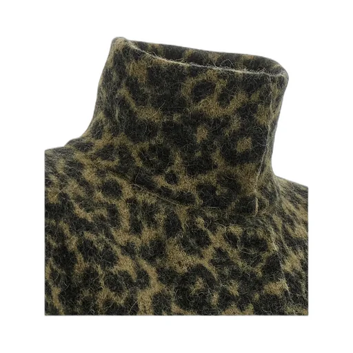 Animal Print Long Coat