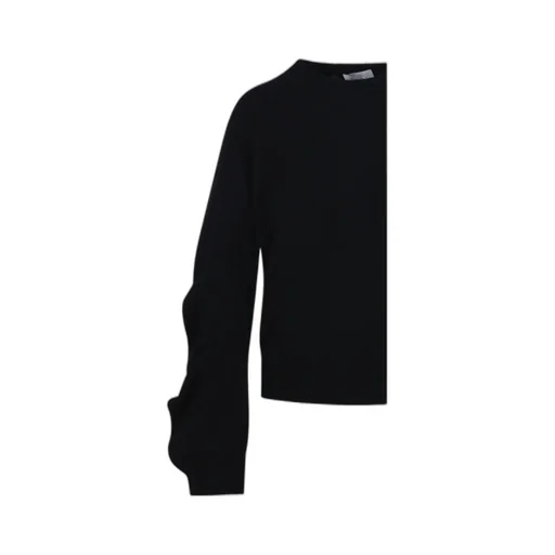 Curved Sleeve Knitwear