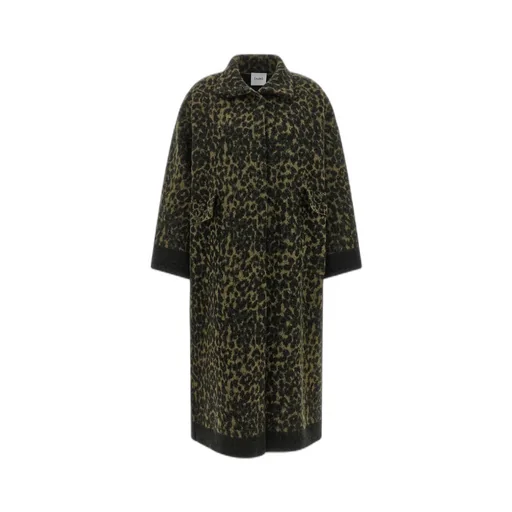 Animal Print Long Coat