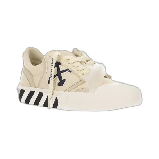 Vulcanized Round Toe Lace-Up Sneakers
