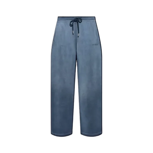 Logo Printed Drawstring Trousers