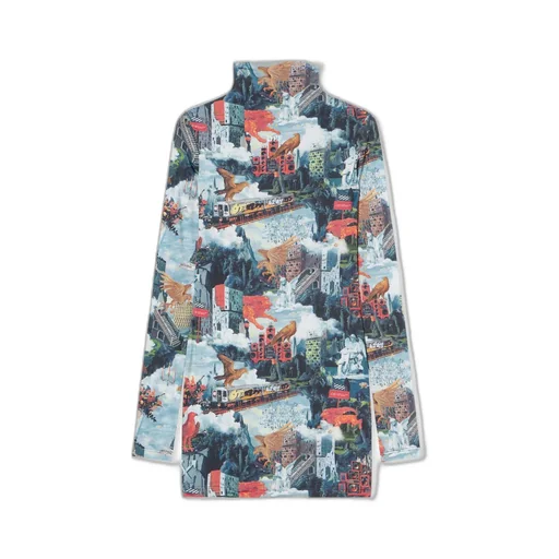 World Paint Second Skin Mini Dress