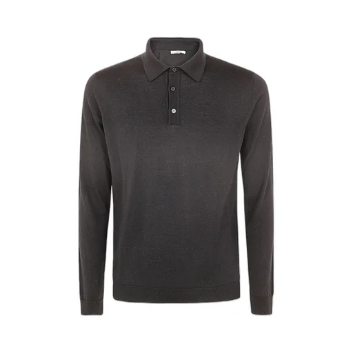 Long-Sleeved Polo Shirt