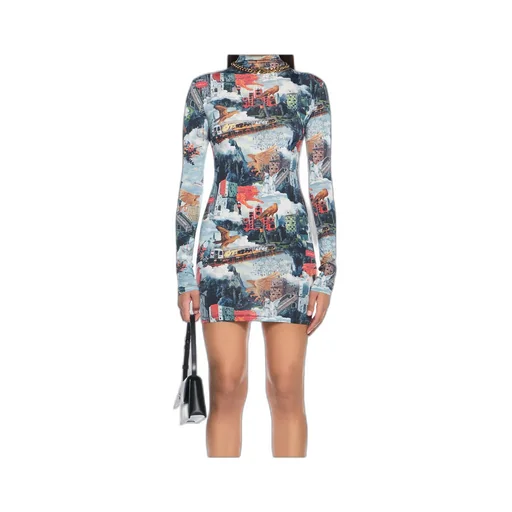 World Paint Second Skin Mini Dress