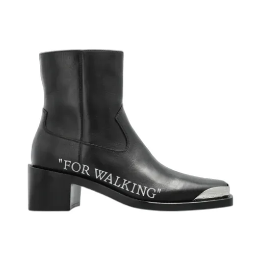 Square Toe Zip-Up Boots