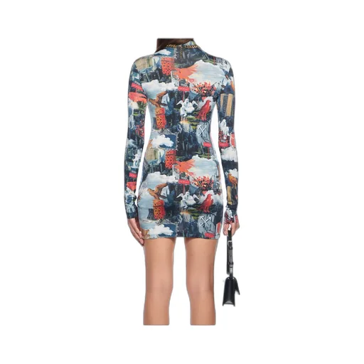 World Paint Second Skin Mini Dress