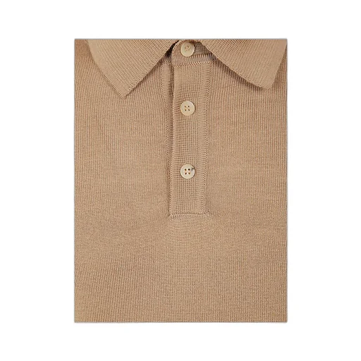 Long-Sleeved Polo Shirt
